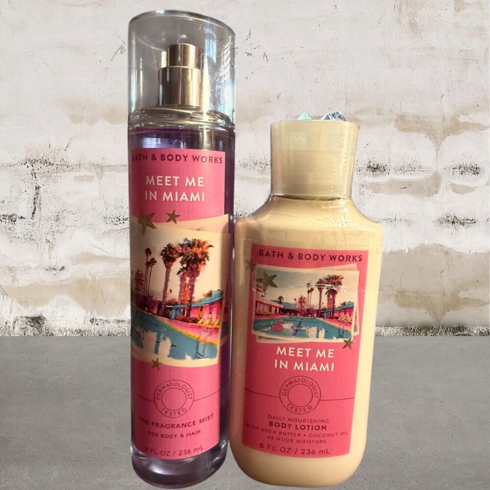 Bath & Body Works "Meet Me in Miami" Bundle Set NEW